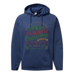 White Christmas Movie 1954 Xmas Song Haynes Sisters Xmas  Performance Fleece Hoodie