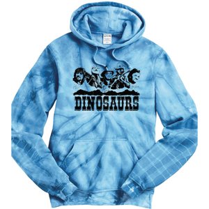 Western Country Music Legends Dinosaurs Tie Dye Hoodie