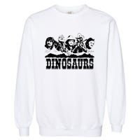 Western Country Music Legends Dinosaurs Garment-Dyed Sweatshirt