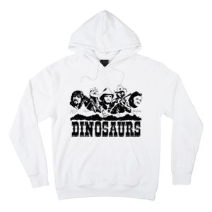 Western Country Music Legends Dinosaurs Hoodie