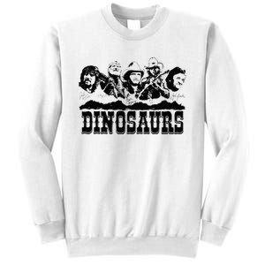 Western Country Music Legends Dinosaurs Sweatshirt