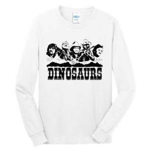 Western Country Music Legends Dinosaurs Tall Long Sleeve T-Shirt