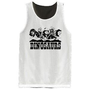 Western Country Music Legends Dinosaurs Mesh Reversible Basketball Jersey Tank