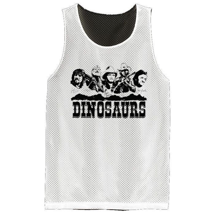 Western Country Music Legends Dinosaurs Mesh Reversible Basketball Jersey Tank