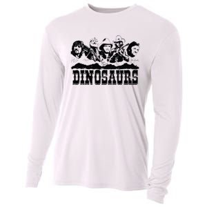 Western Country Music Legends Dinosaurs Cooling Performance Long Sleeve Crew