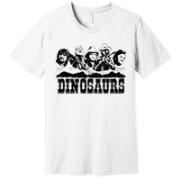 Western Country Music Legends Dinosaurs Premium T-Shirt