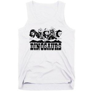 Western Country Music Legends Dinosaurs Tank Top