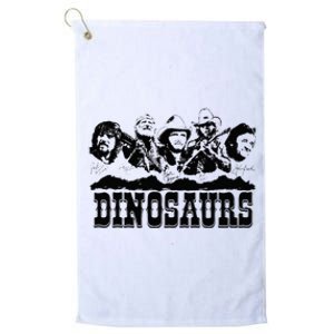 Western Country Music Legends Dinosaurs Platinum Collection Golf Towel