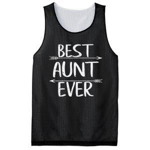 Womens Cute Mother's Day Funny Auntie Best Aunt Ever Mesh Reversible Basketball Jersey Tank