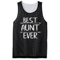 Womens Cute Mother's Day Funny Auntie Best Aunt Ever Mesh Reversible Basketball Jersey Tank