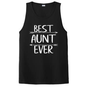 Womens Cute Mother's Day Funny Auntie Best Aunt Ever PosiCharge Competitor Tank