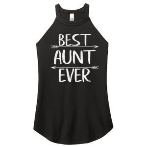 Womens Cute Mother's Day Funny Auntie Best Aunt Ever Women's Perfect Tri Rocker Tank