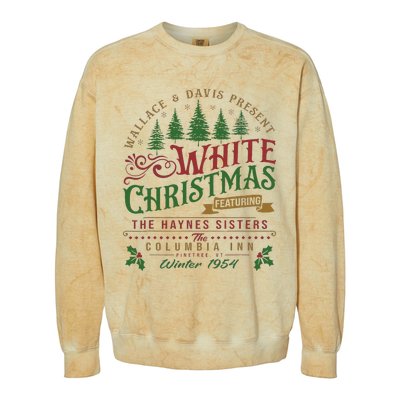 White Christmas Movie 1954 Xmas Song Haynes Sisters Xmas Colorblast Crewneck Sweatshirt