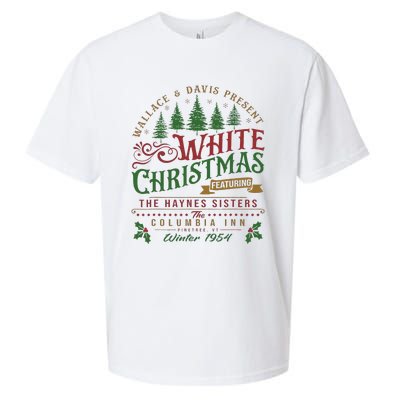 White Christmas Movie 1954 Xmas Song Haynes Sisters Xmas Sueded Cloud Jersey T-Shirt