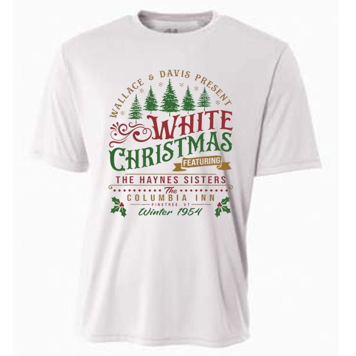 White Christmas Movie 1954 Xmas Song Haynes Sisters Xmas Cooling Performance Crew T-Shirt