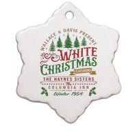 White Christmas Movie 1954 Xmas Song Haynes Sisters Xmas Ceramic Star Ornament