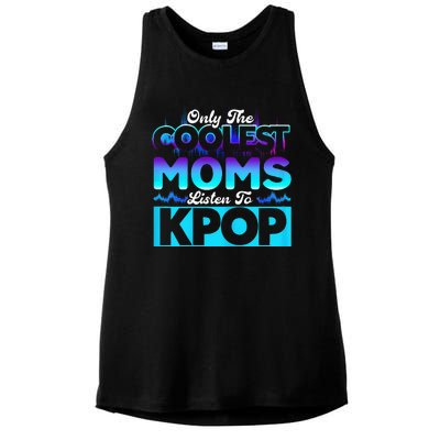 Womens Coolest Moms Listen To Kpop Kpop Merch Ladies PosiCharge Tri-Blend Wicking Tank