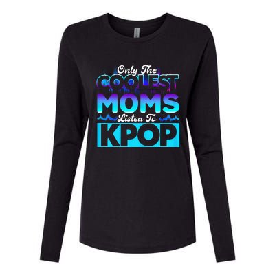 Womens Coolest Moms Listen To Kpop Kpop Merch Womens Cotton Relaxed Long Sleeve T-Shirt