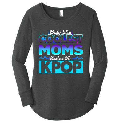 Womens Coolest Moms Listen To Kpop Kpop Merch Women's Perfect Tri Tunic Long Sleeve Shirt