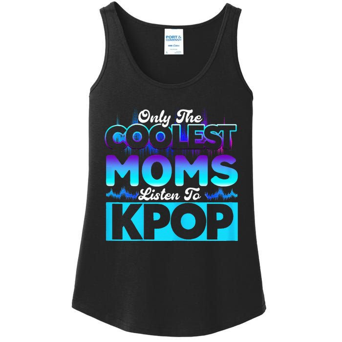 Womens Coolest Moms Listen To Kpop Kpop Merch Ladies Essential Tank