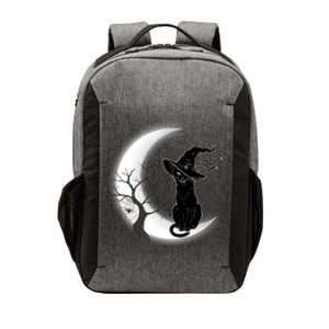 Witch Cat Moon Halloween Vector Backpack