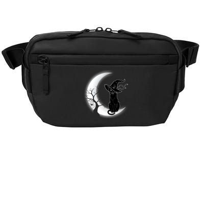 Witch Cat Moon Halloween Crossbody Pack