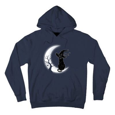 Witch Cat Moon Halloween Tall Hoodie