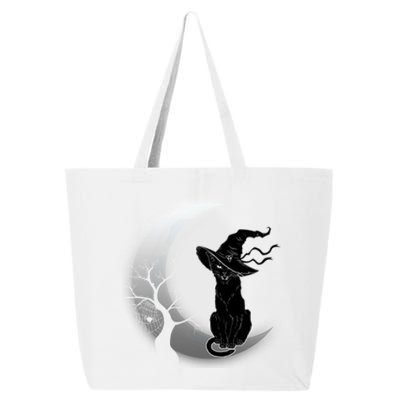 Witch Cat Moon Halloween 25L Jumbo Tote