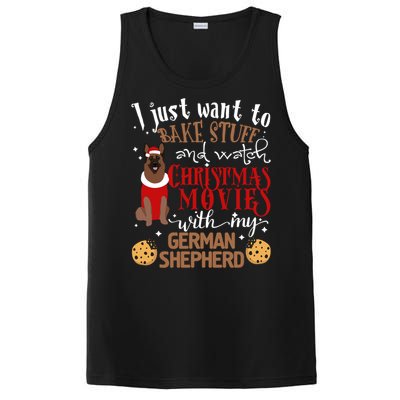 Watch Christmas Movies With My Ger Shepherd Dog Lover Cool Gift PosiCharge Competitor Tank