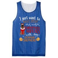 Watch Christmas Movies With My Ger Shepherd Dog Lover Cool Gift Mesh Reversible Basketball Jersey Tank