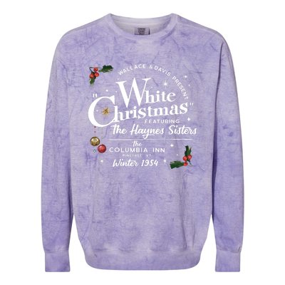 White Christmas Movie 1954 Colorblast Crewneck Sweatshirt