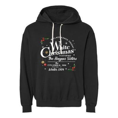 White Christmas Movie 1954 Garment-Dyed Fleece Hoodie