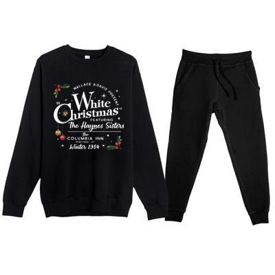 White Christmas Movie 1954 Premium Crewneck Sweatsuit Set