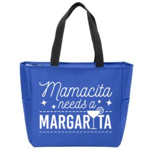 Wo Cute Margaritas Senoritas Mamacita Needs A Margarita Cute Gift Zip Tote Bag