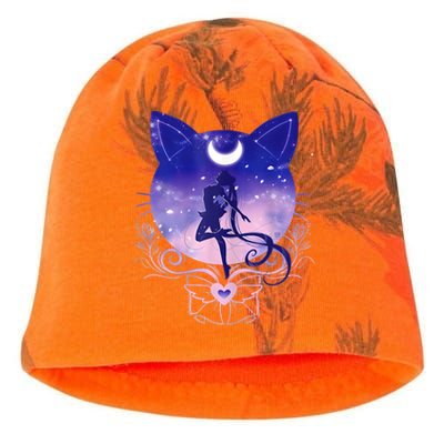 Womens Cat Moon Sailor Kati - Camo Knit Beanie