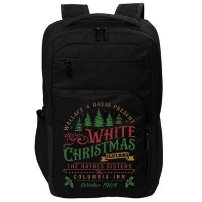 White Christmas Movie 1954 Xmas Song Haynes Sisters Xmas  Impact Tech Backpack