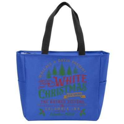 White Christmas Movie 1954 Xmas Song Haynes Sisters Xmas  Zip Tote Bag