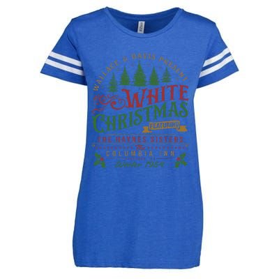 White Christmas Movie 1954 Xmas Song Haynes Sisters Xmas  Enza Ladies Jersey Football T-Shirt