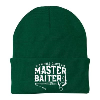 World Class Master Baiter - Fisherman - Funny Fishing Knit Cap Winter Beanie