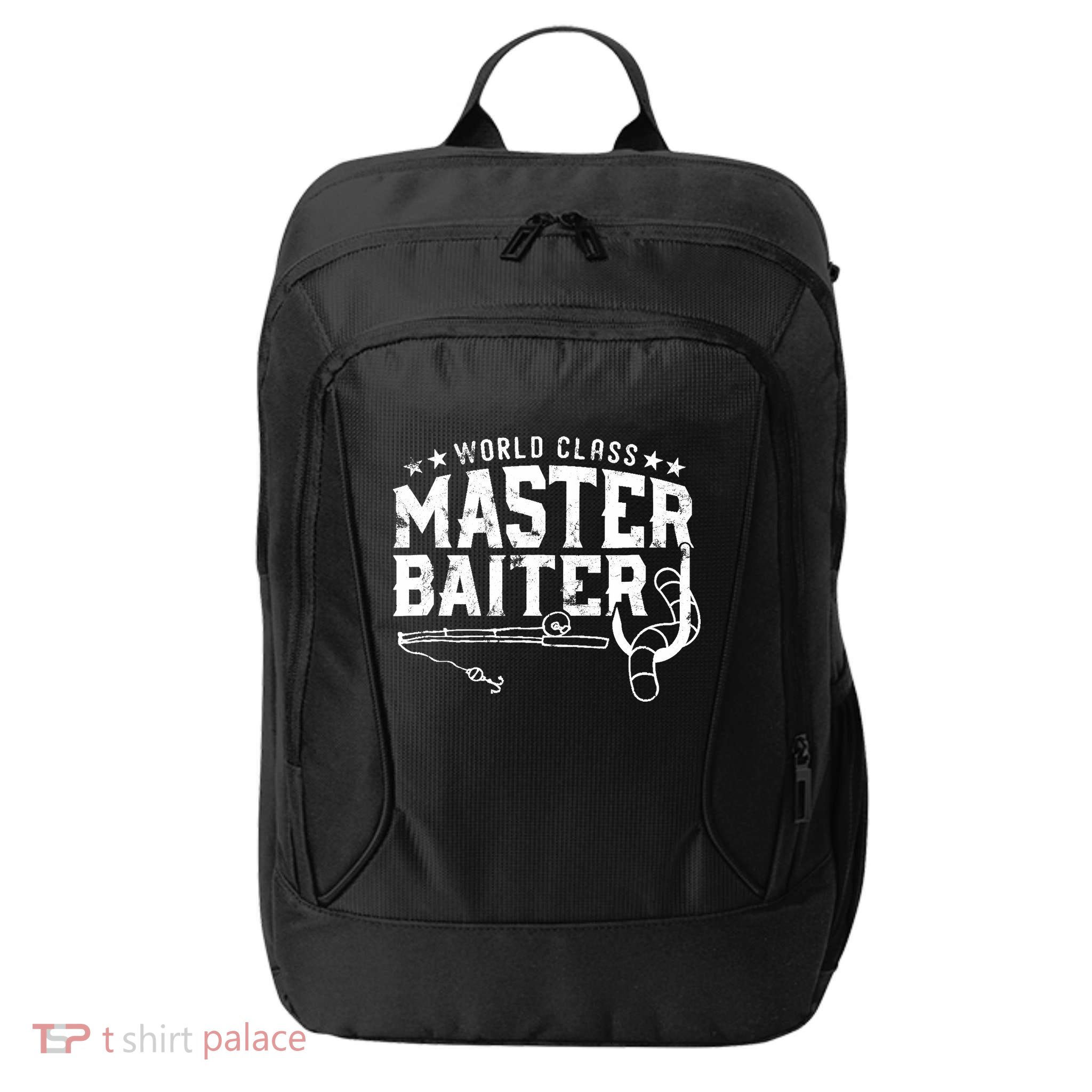 World Class Master Baiter - Fisherman - Funny Fishing City Backpack