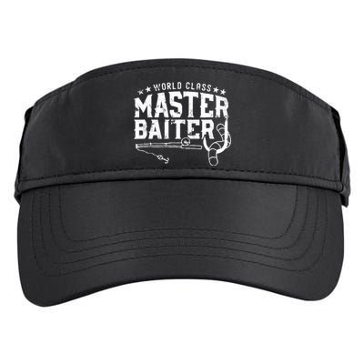 World Class Master Baiter - Fisherman - Funny Fishing Adult Drive Performance Visor