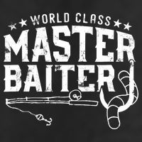 World Class Master Baiter - Fisherman - Funny Fishing Adult Drive Performance Visor