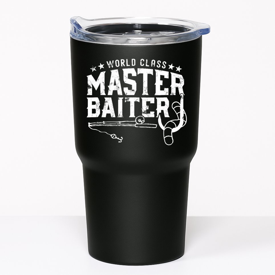 World Class Master Baiter - Fisherman - Funny Fishing Tumbler