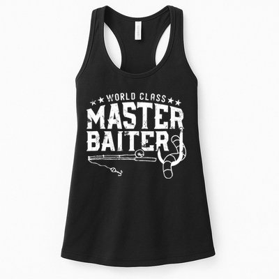 World Class Master Baiter - Fisherman - Funny Fishing Womens Tank Top