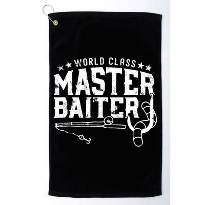 World Class Master Baiter - Fisherman - Funny Fishing Golf Towel