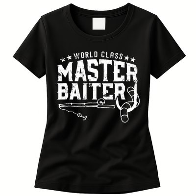 World Class Master Baiter - Fisherman - Funny Fishing Womens T-Shirt