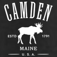 Women Camden Maine Usa With Moose Design Souvenir Adult Drive Performance Visor