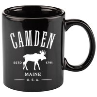 Women Camden Maine Usa With Moose Design Souvenir 11oz C Handle Ceramic Mug