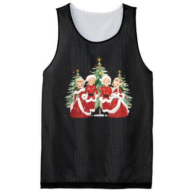 White Christmas Movie 1954 Xmas Song Holiday Pajamas Retro Mesh Reversible Basketball Jersey Tank