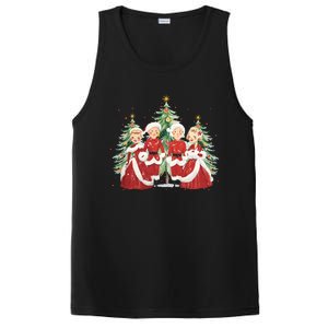 White Christmas Movie 1954 Xmas Song Holiday Pajamas Retro PosiCharge Competitor Tank